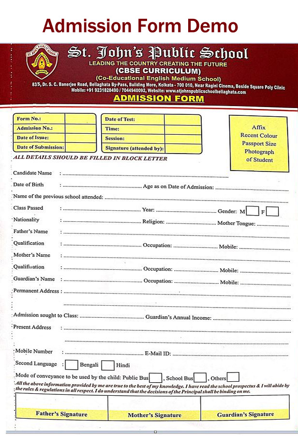 St. John’s Public School Beliaghata